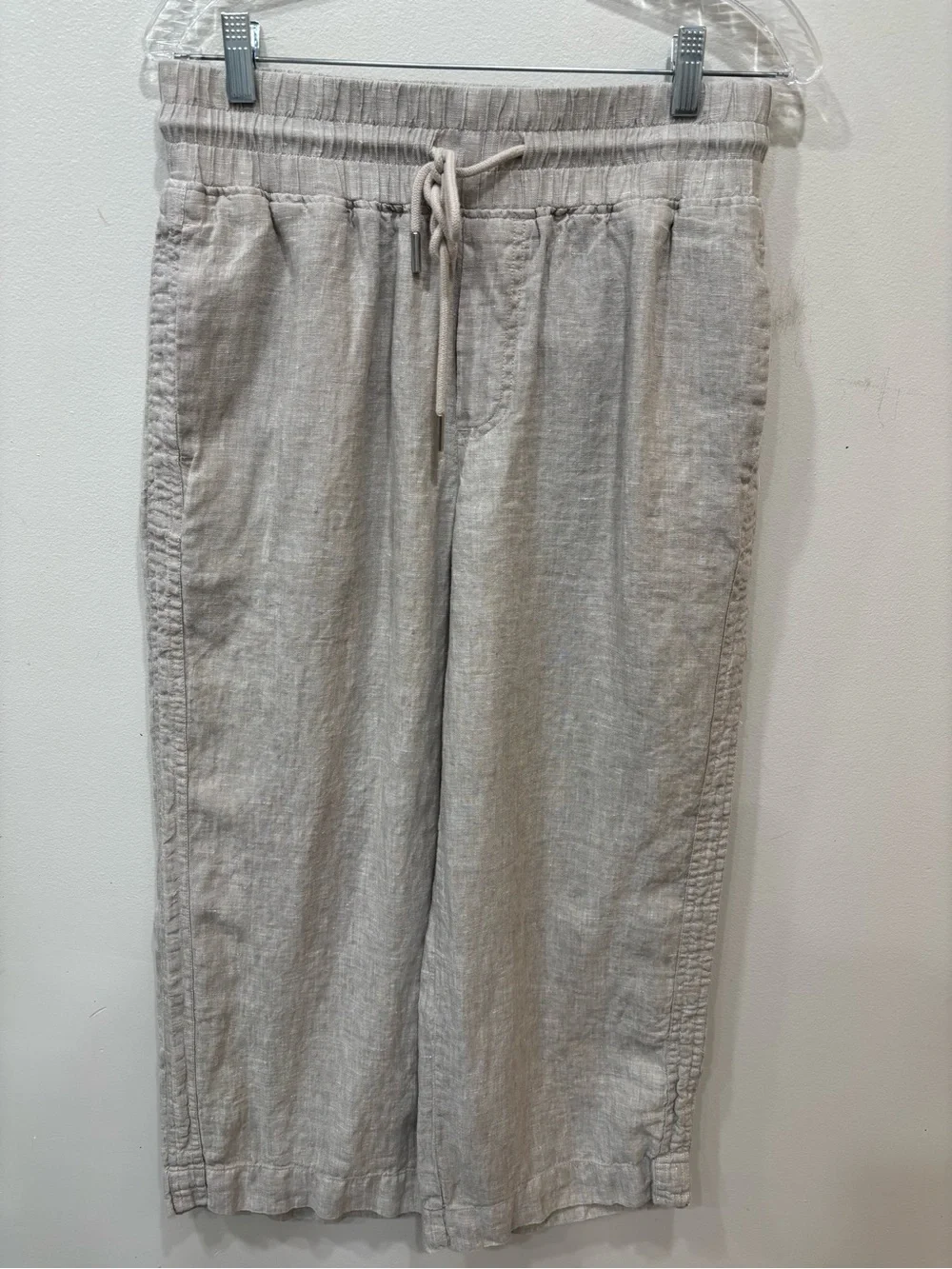 Quince Linen Wide Leg Pull On Drawstring Pants Women’s Size Medium